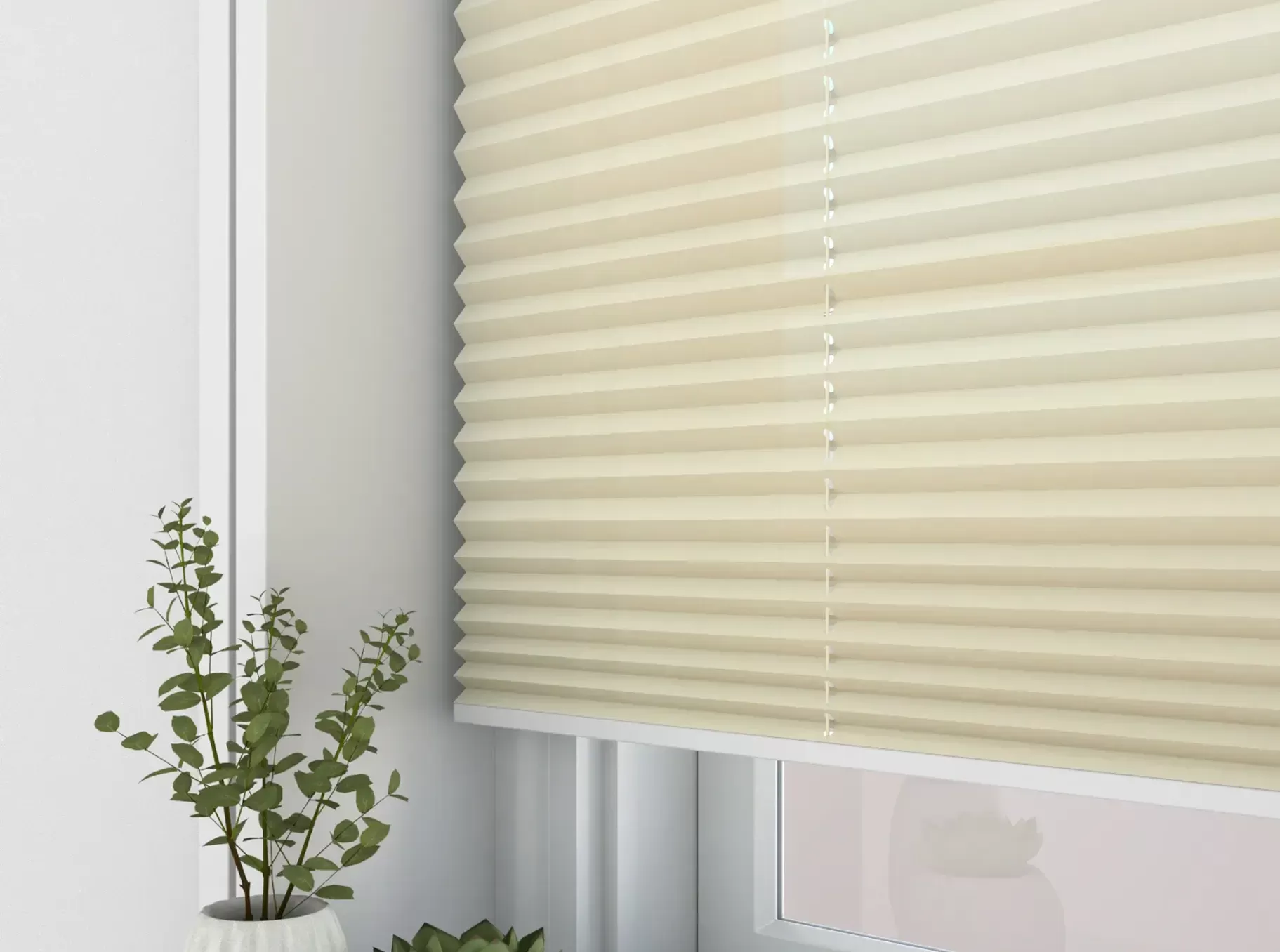 Pleated shades2